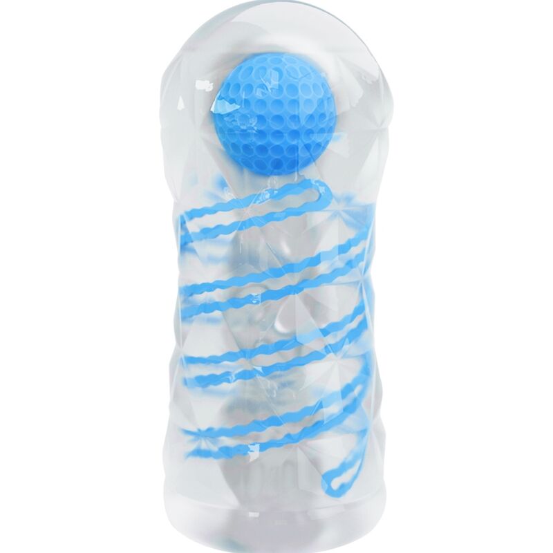 PRETTY LOVE - SMALL MASTURBATOR WITH BLUE SPIRALS - NOCTURNA DESIRES