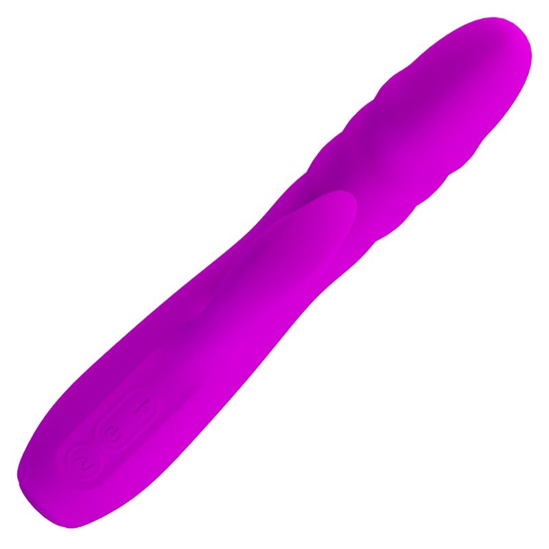 PRETTY LOVE - MELANIE PURPLE RECHARGEABLE RABBIT VIBRATOR - NOCTURNA DESIRES