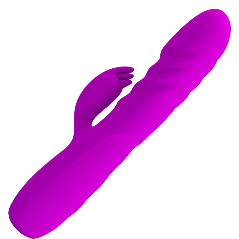 PRETTY LOVE - MELANIE PURPLE RECHARGEABLE RABBIT VIBRATOR - NOCTURNA DESIRES
