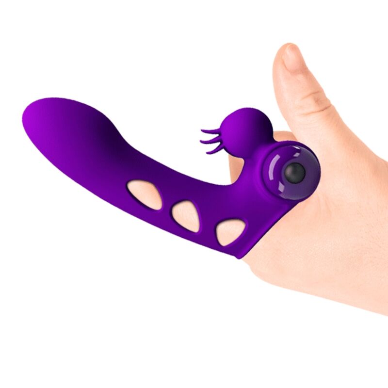 PRETTY LOVE - ORLANDO PURPLE VIBRATOR FINGER COVER - NOCTURNA DESIRES