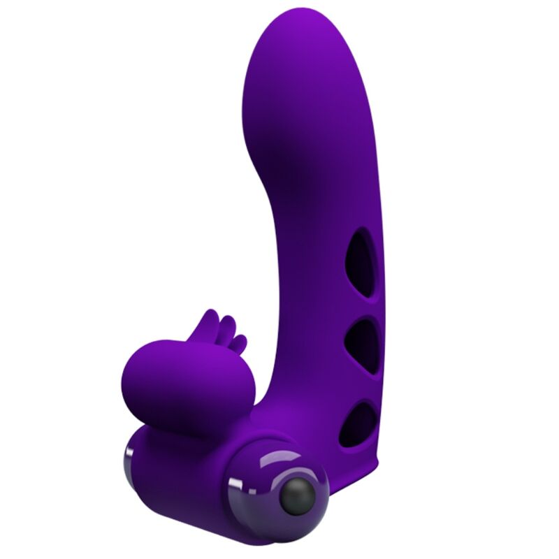 PRETTY LOVE - ORLANDO PURPLE VIBRATOR FINGER COVER - NOCTURNA DESIRES