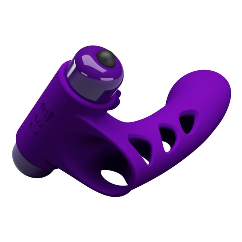 PRETTY LOVE - ORLANDO PURPLE VIBRATOR FINGER COVER - NOCTURNA DESIRES