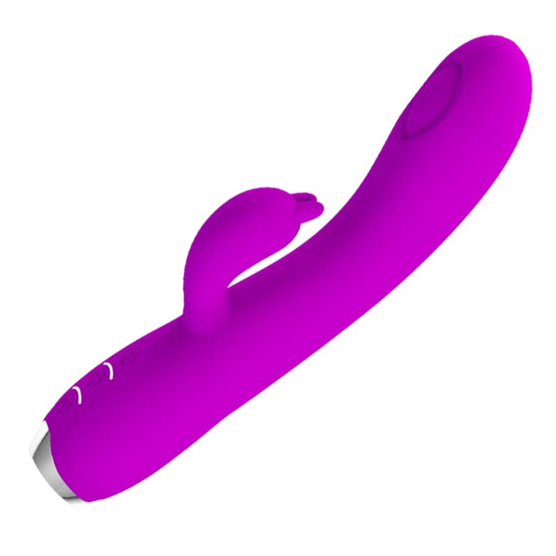 PRETTY LOVE - REGINA RECHARGEABLE VIBRATOR-SUCTION GEL PURPLE - NOCTURNA DESIRES