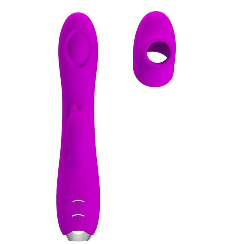 PRETTY LOVE - REGINA RECHARGEABLE VIBRATOR-SUCTION GEL PURPLE - NOCTURNA DESIRES
