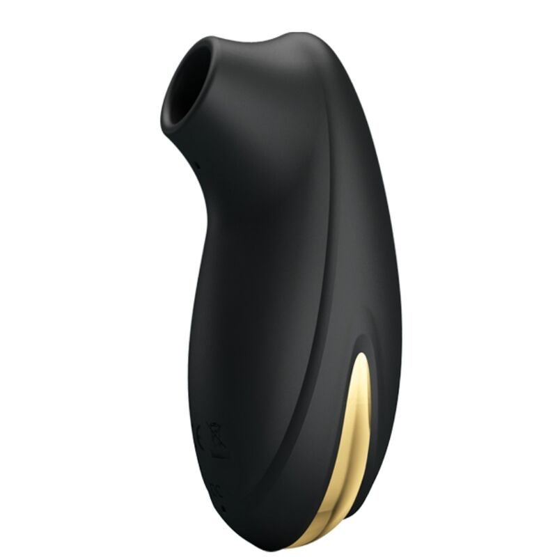 PRETTY LOVE - LUXURY RECHARGEABLE SUCTION MASSAGER BLACK - NOCTURNA DESIRES