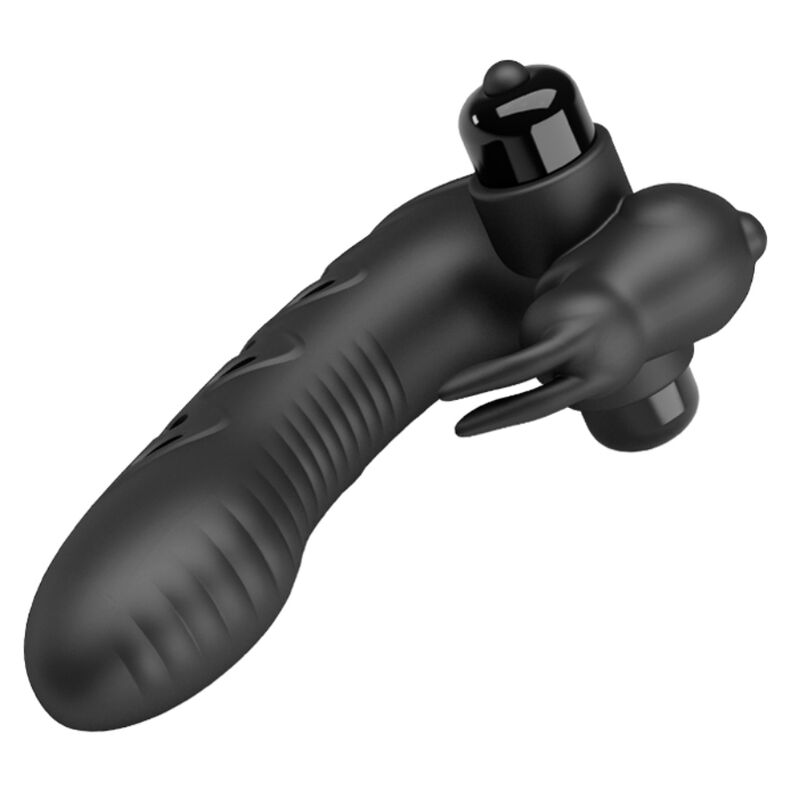 PRETTY LOVE - VANCE BLACK RABBIT VIBRATOR FINGER COVER - NOCTURNA DESIRES