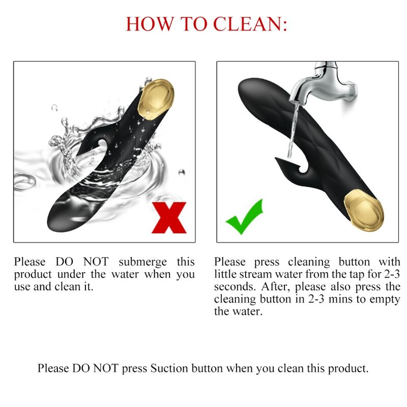 PRETTY LOVE - BLACK RECHARGEABLE GOLD PLATED LUXURY VIBRATOR - NOCTURNA DESIRES