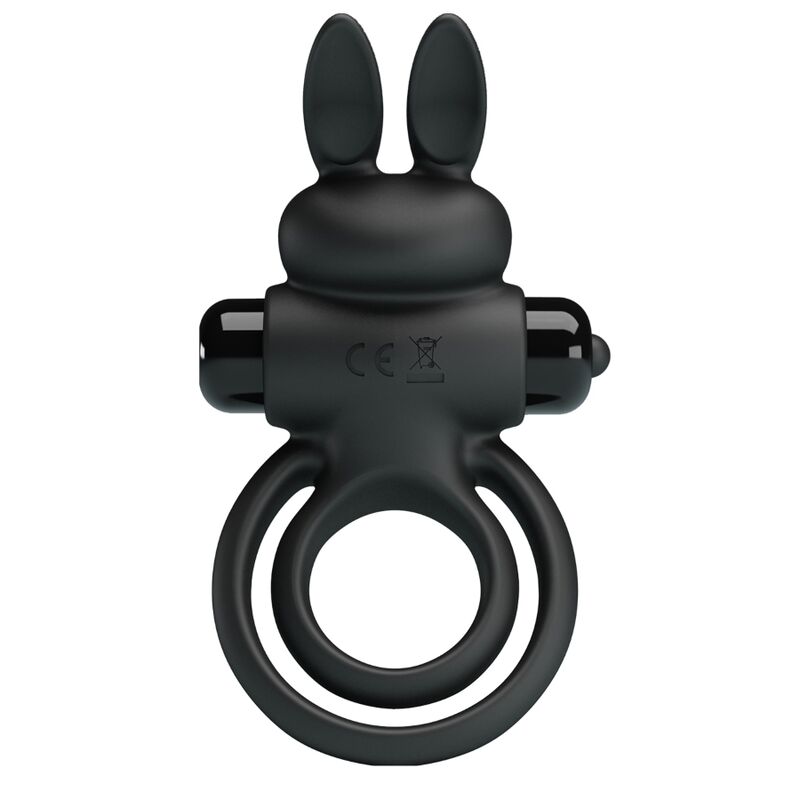 PRETTY LOVE - VIBRATOR III RABBIT RING FOR BLACK PENIS - NOCTURNA DESIRES