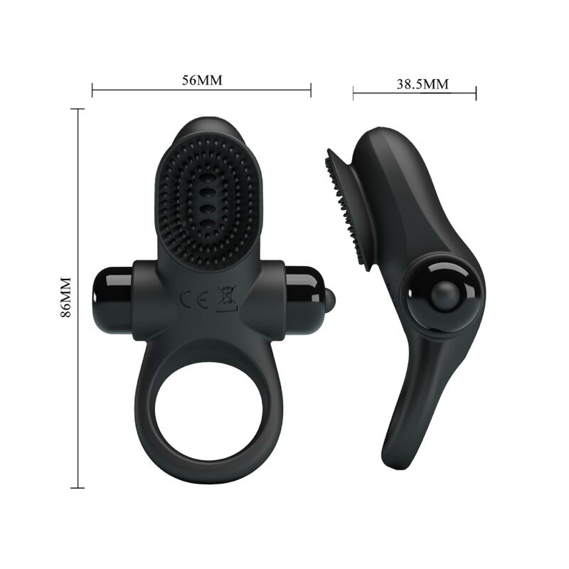 PRETTY LOVE - VIBRATOR RING II FOR THE BLACK PENIS - NOCTURNA DESIRES