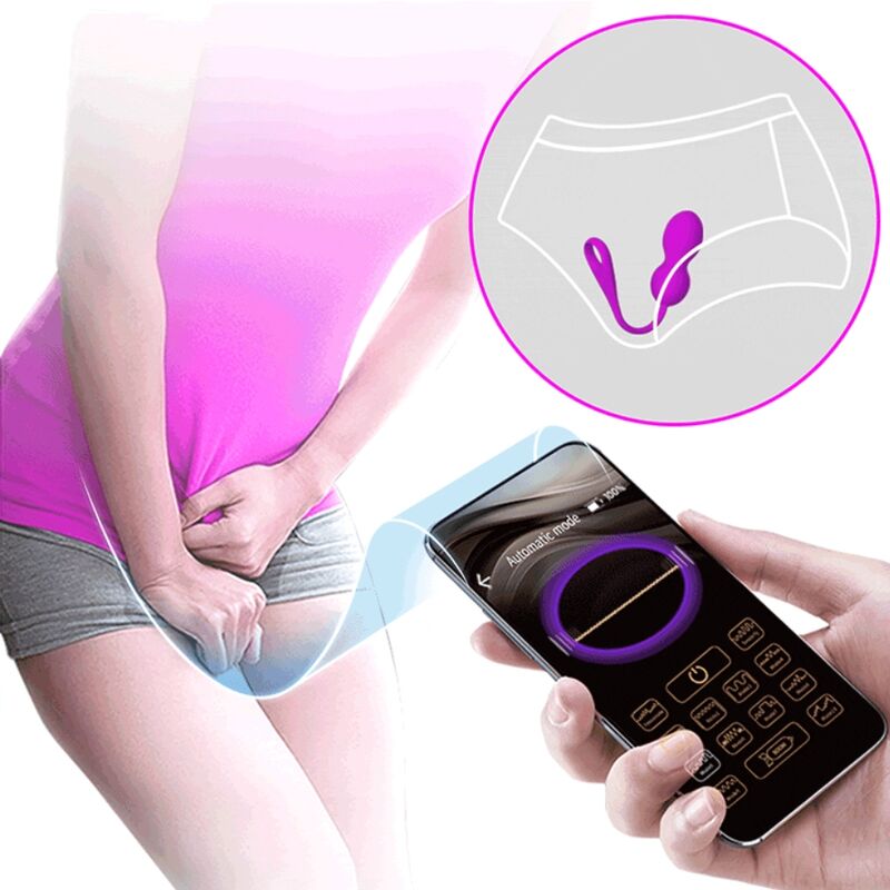 PRETTY LOVE - ELVIRA RECHARGEABLE VIBRATING BALLS PURPLE - NOCTURNA DESIRES