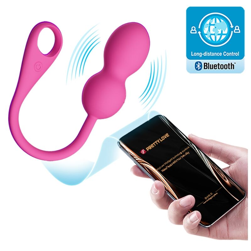 PRETTY LOVE - ELVIRA PINK RECHARGEABLE VIBRATING BALLS - NOCTURNA DESIRES