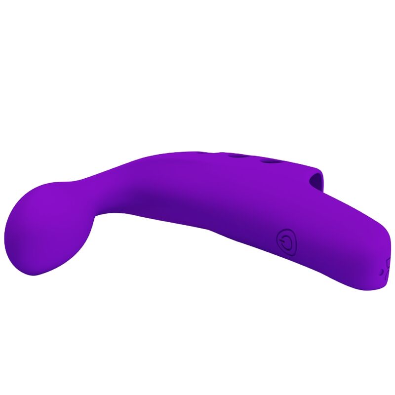 PRETTY LOVE - GORGON PURPLE RECHARGEABLE FINGER VIBRATOR - NOCTURNA DESIRES
