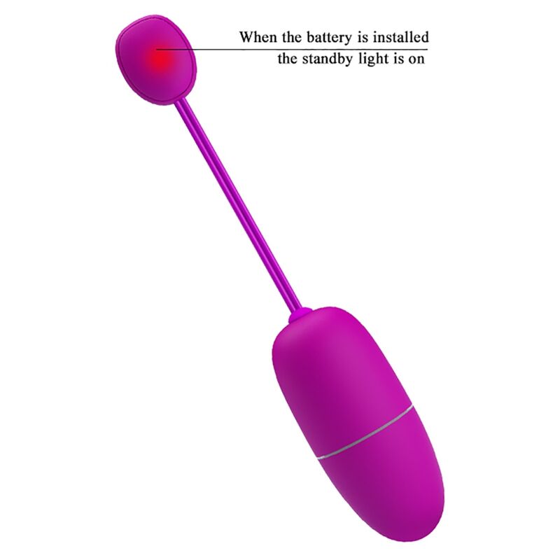 PRETTY LOVE - NYMPH VIBRATING EGG APP CONTROLLED PURPLE - NOCTURNA DESIRES