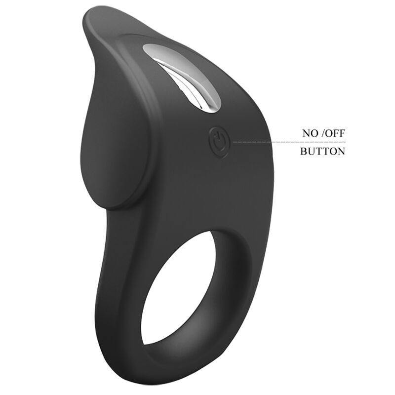 PRETTY LOVE - SUSANNA VIBRATING PENIS RING BLACK - NOCTURNA DESIRES