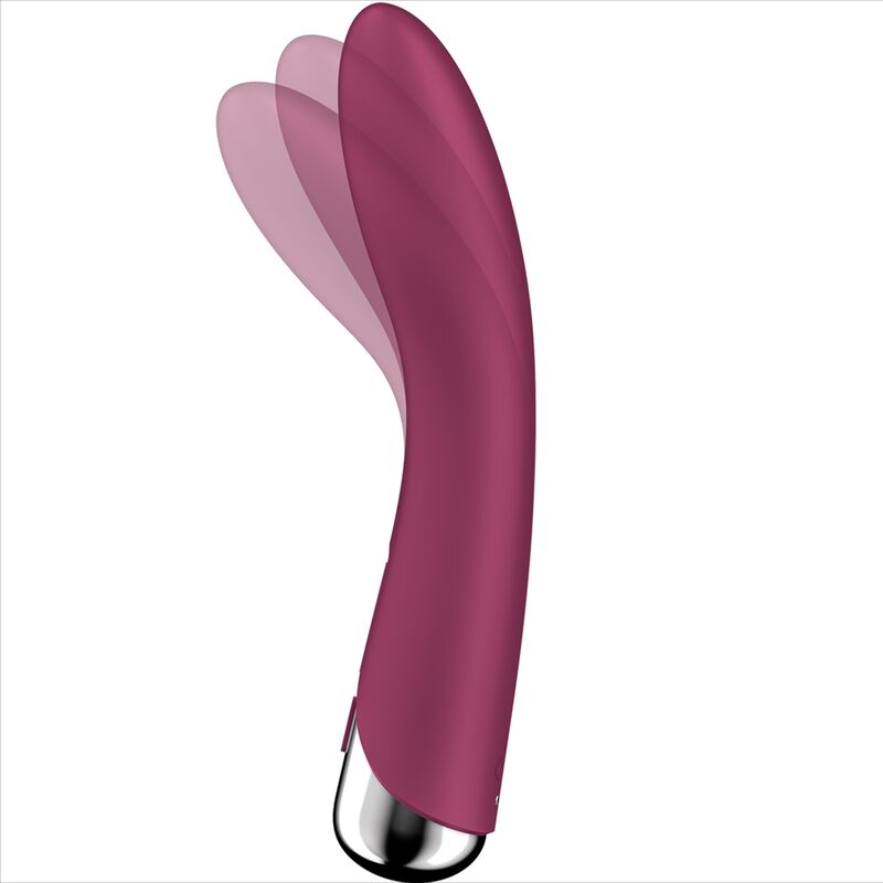 SATISFYER - SPINNING VIBE 1 G-SPOT ROTATOR VIBRATOR RED - NOCTURNA DESIRES