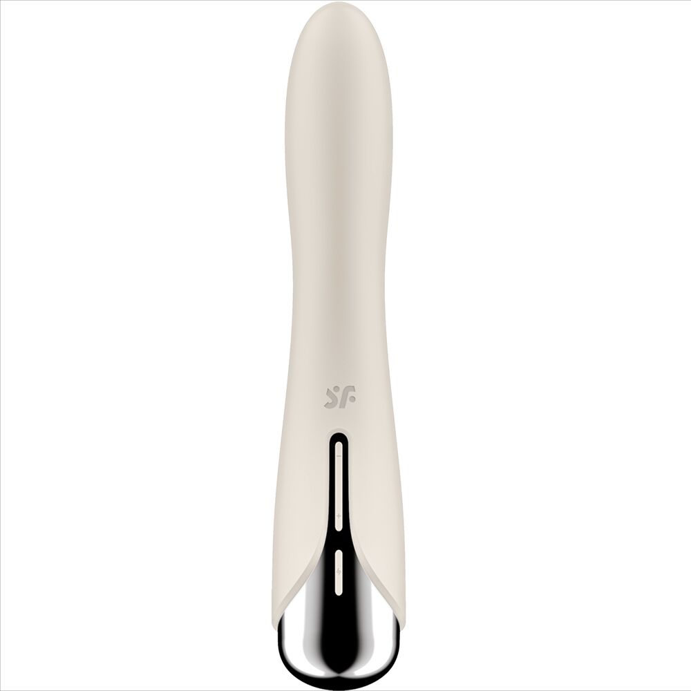 SATISFYER - SPINNING VIBE 1 G-SPOT BEIGE ROTATOR VIBRATOR - NOCTURNA DESIRES