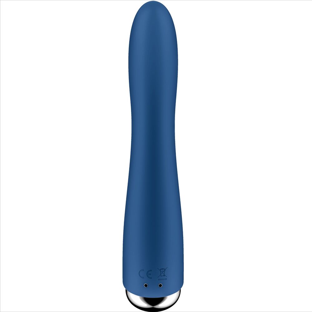 SATISFYER - SPINNING VIBE 1 G-SPOT BLUE ROTATOR VIBRATOR - NOCTURNA DESIRES