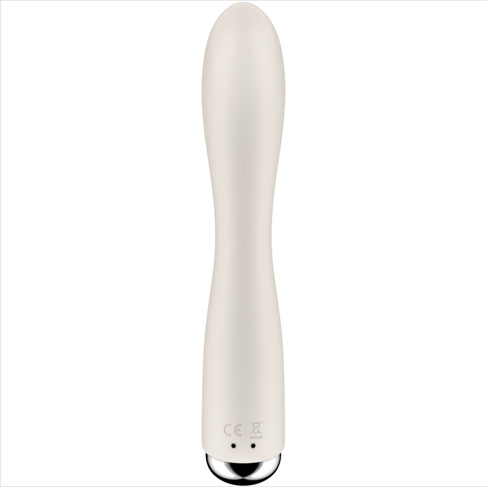 SATISFYER - SPINNING RABBIT 1 CLITORIS AND G-SPOT STIMULATION BEIGE - NOCTURNA DESIRES