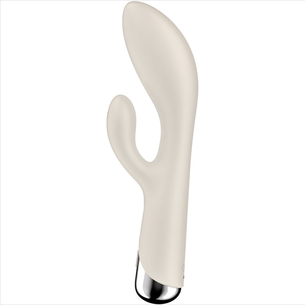 SATISFYER - SPINNING RABBIT 1 CLITORIS AND G-SPOT STIMULATION BEIGE - NOCTURNA DESIRES