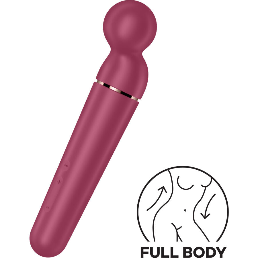 SATISFYER - PLANET WAND-ER VIBRATOR MASSAGER BERRY - NOCTURNA DESIRES