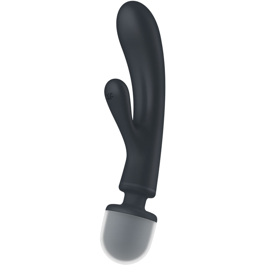 SATISFYER - TRIPLE LOVER RABBIT VIBRATOR MASSAGER GREY - NOCTURNA DESIRES