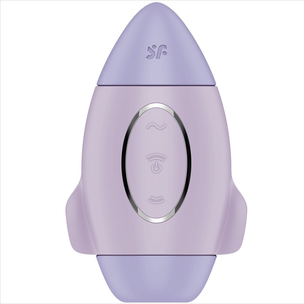 SATISFYER - MISSION CONTROL LILAC SMALL DOUBLE IMPULSE VIBRATOR - NOCTURNA DESIRES