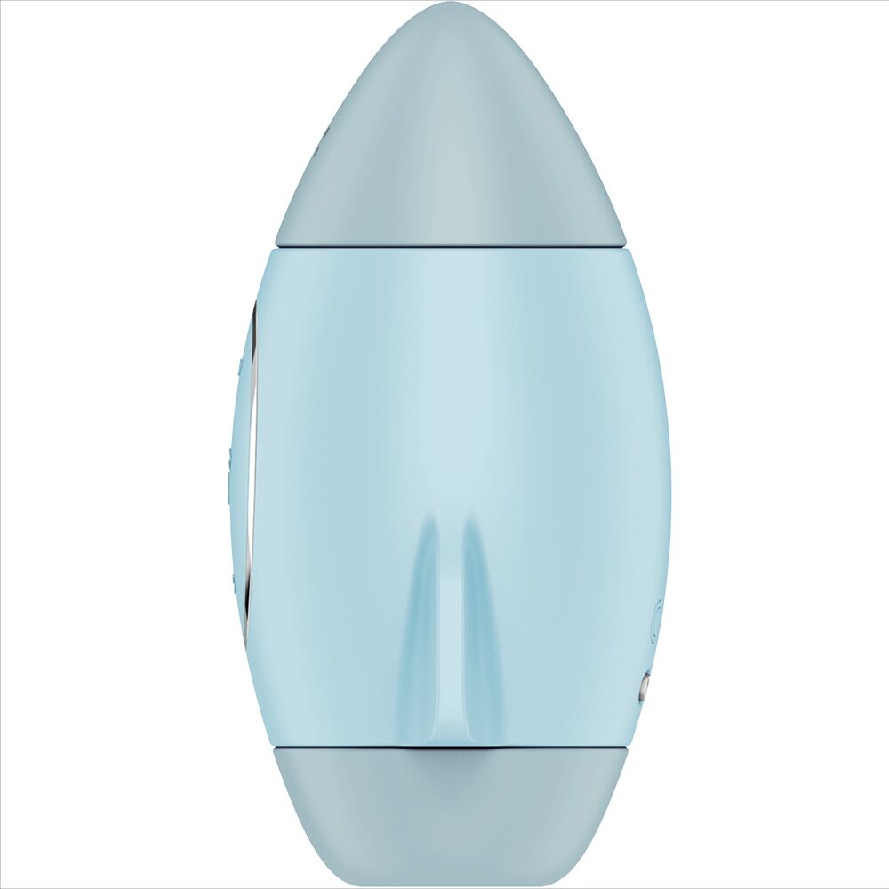 SATISFYER - MISSION CONTROL BLUE SMALL DOUBLE IMPULSE VIBRATOR - NOCTURNA DESIRES
