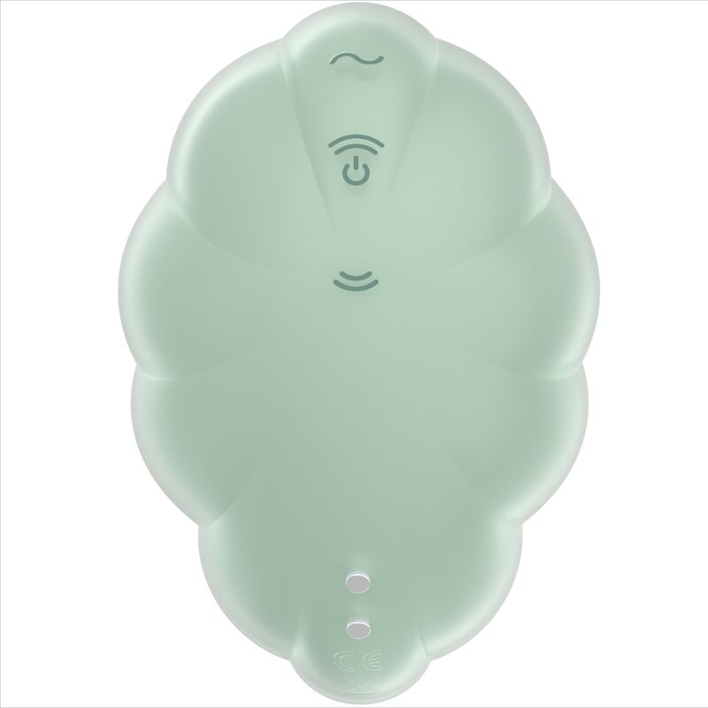 SATISFYER - CLOUD DANCER GREEN AIR PULSE VIBRATOR - NOCTURNA DESIRES