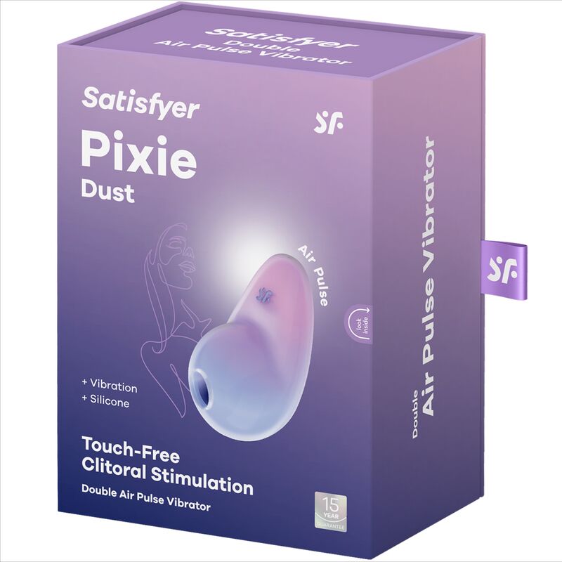 SATISFYER - PIXIE DUST LILAC AIR PLUSE STIMULATOR - NOCTURNA DESIRES