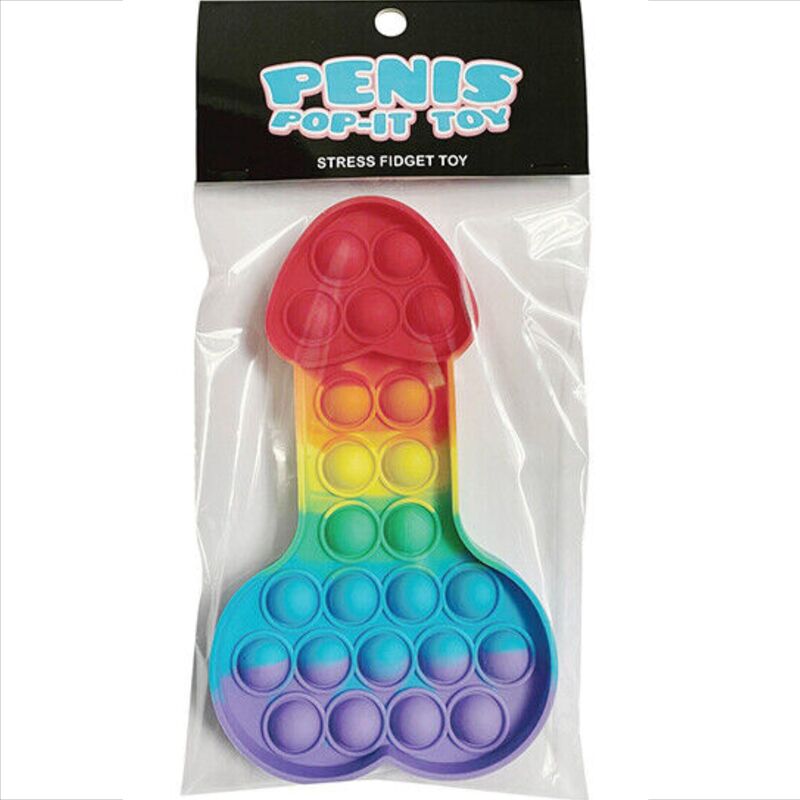 KHEPER GAMES - MULTICOLOR POP-IT PENIS ANTI-STRESS TOY - NOCTURNA DESIRES