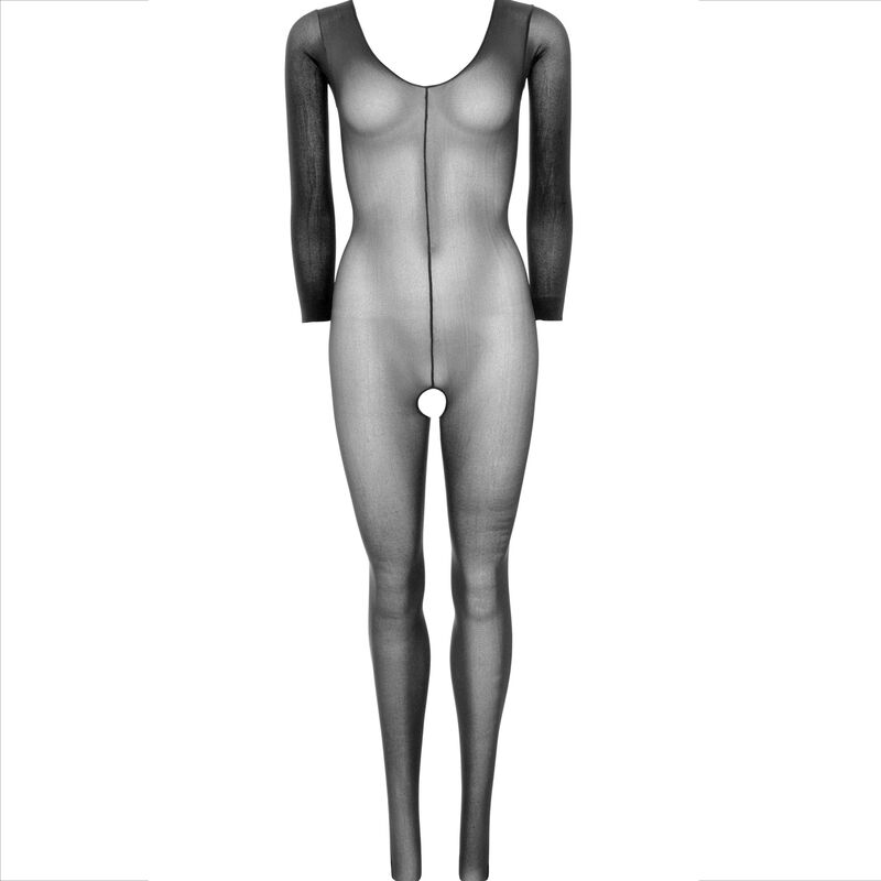 LEG AVENUE - BODYSTOCKING LONG SLEEVE BLACK - NOCTURNA DESIRES
