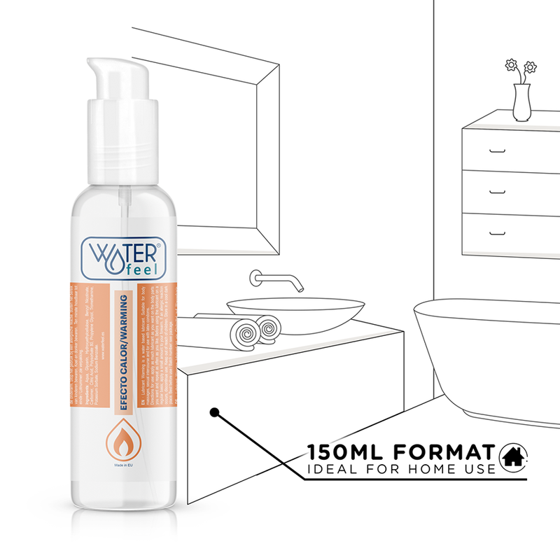 WATERFEEL - HEAT EFFECT LUBRICANT 150 ML - NOCTURNA DESIRES