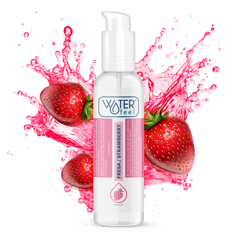 WATERFEEL - STRAWBERRY WATER BASED LUBRICANT 175 ML - NOCTURNA DESIRES