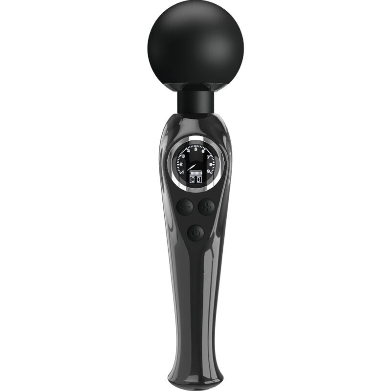 PRETTY LOVE - SKYLER VIBRATOR WAND BLACK - NOCTURNA DESIRES