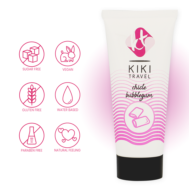 KIKÍ TRAVEL - BUBBLEGUM LUBRICANT 50 ML - NOCTURNA DESIRES