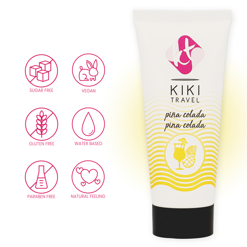KIKÍ TRAVEL - PINA COLADA LUBRICANT 50 ML - NOCTURNA DESIRES