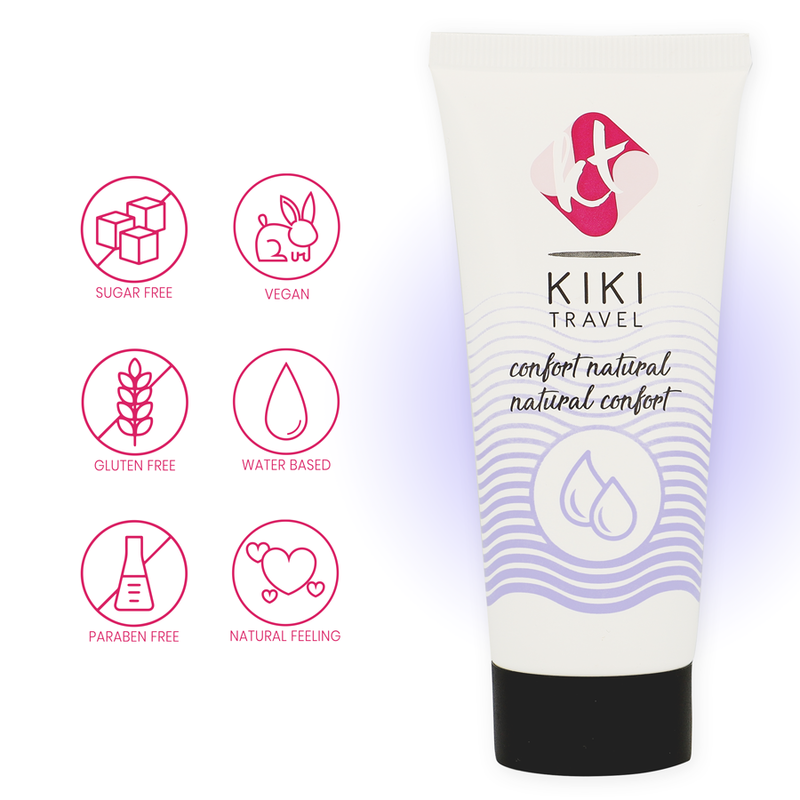 KIKÍ TRAVEL - CONFORT NATURAL LUBRICANT 50 ML - NOCTURNA DESIRES