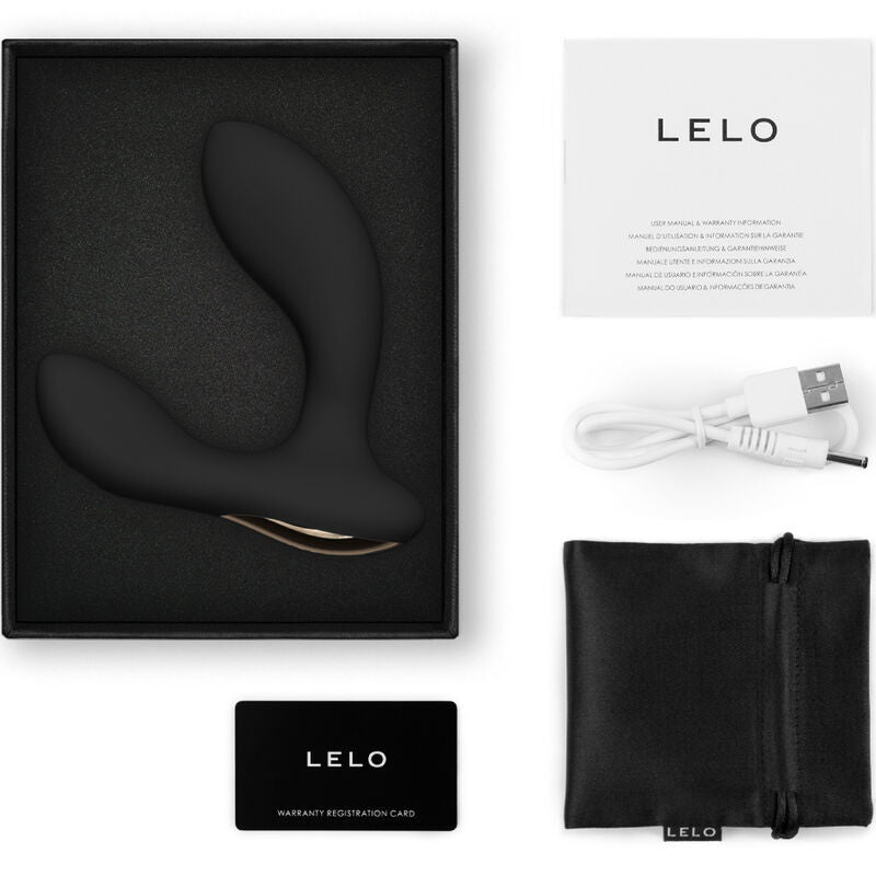 LELO - HUGO 2 BLACK PROSTATE MASSAGER - NOCTURNA DESIRES