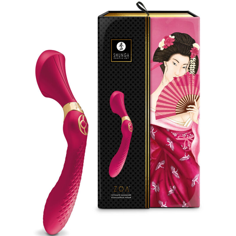 SHUNGA - ZOA INTIMATE MASSAGER FUCHSIA - NOCTURNA DESIRES