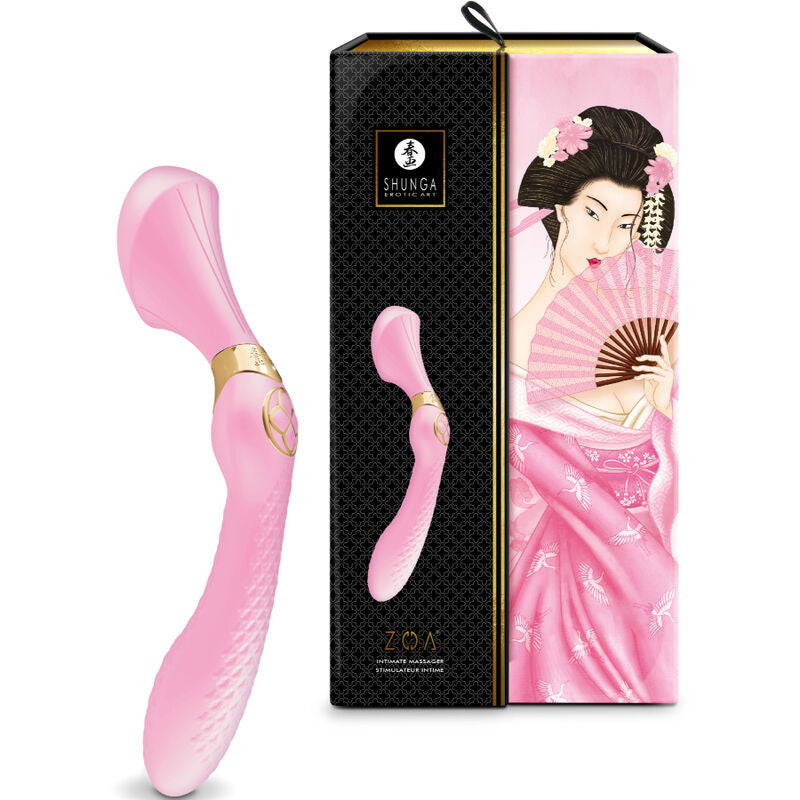 SHUNGA - ZOA INTIMATE MASSAGER PINK - NOCTURNA DESIRES
