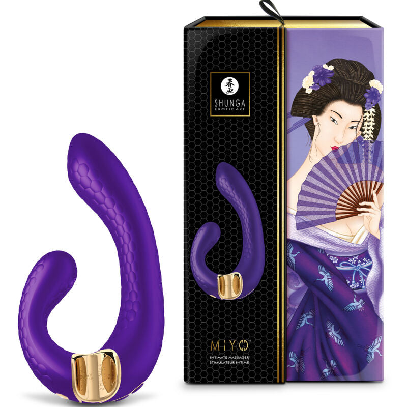 SHUNGA - MIYO INTIMATE MASSAGER VIOLET - NOCTURNA DESIRES