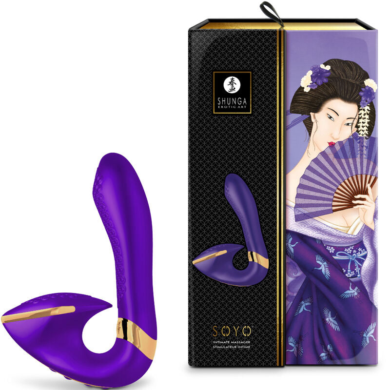 SHUNGA - SOYO INTIMATE MASSAGER VIOLET - NOCTURNA DESIRES