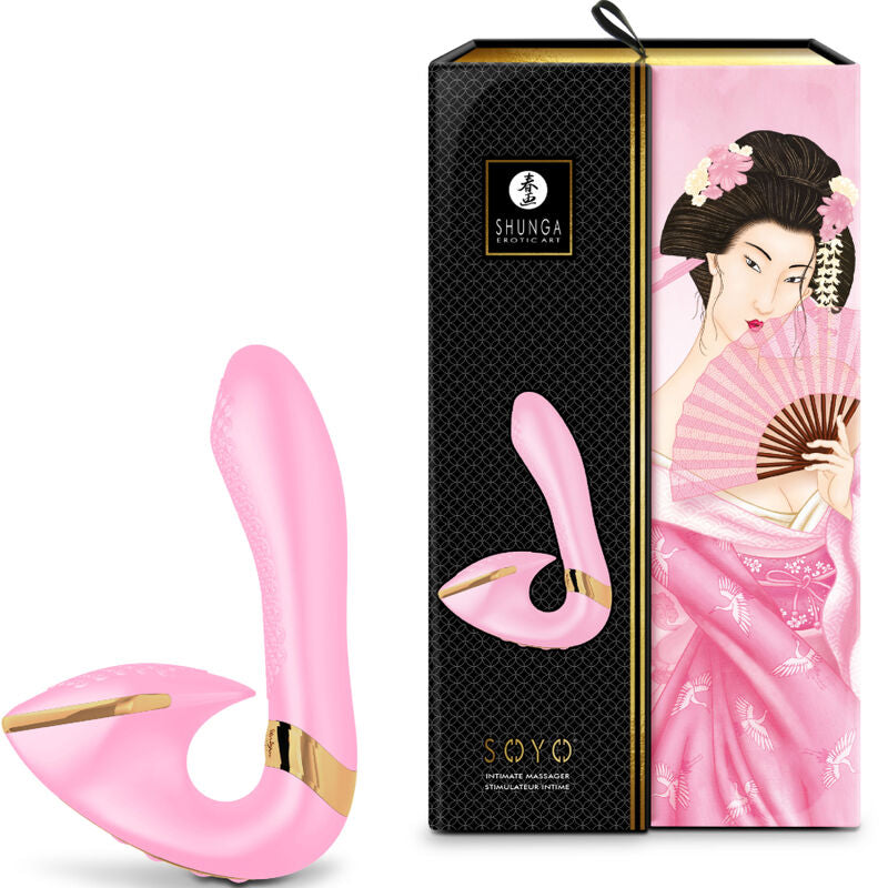 SHUNGA - SOYO INTIMATE MASSAGER PINK - NOCTURNA DESIRES