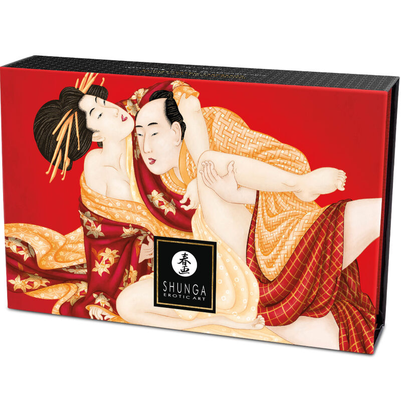 SHUNGA - STRAWBERRY EDIBLE MASSAGE POWDER KIT - NOCTURNA DESIRES