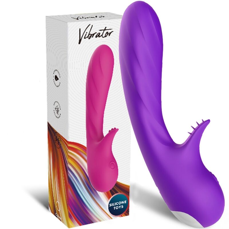 ARMONY - ROMANCE VIBRATOR WITH STIMULATOR PURPLE - NOCTURNA DESIRES