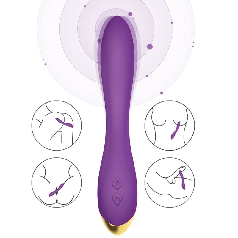 ARMONY - FLAMINGO VIBRATOR MULTIPOSITION PURPLE - NOCTURNA DESIRES
