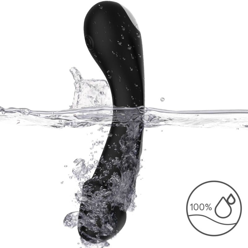 ARMONY - DILDO VIBRATOR G-SPOT SILICONE BLACK - NOCTURNA DESIRES