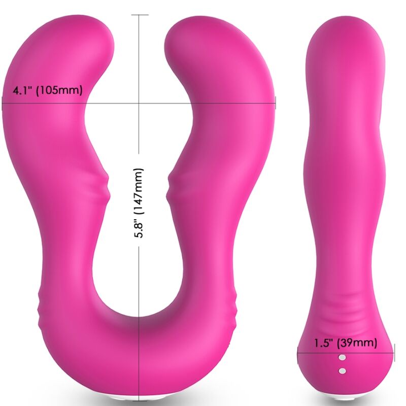ARMONY - SERAPH VIBRATOR DOUBLE REMOTE CONTROL FUCHSIA - NOCTURNA DESIRES