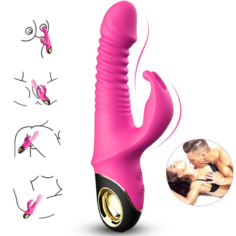ARMONY - ZING DILDO VIBRATOR RABBIT FUCHSIA - NOCTURNA DESIRES