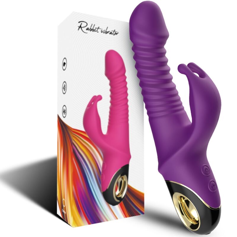 ARMONY - ZING DILDO VIBRATOR RABBIT PURPLE - NOCTURNA DESIRES